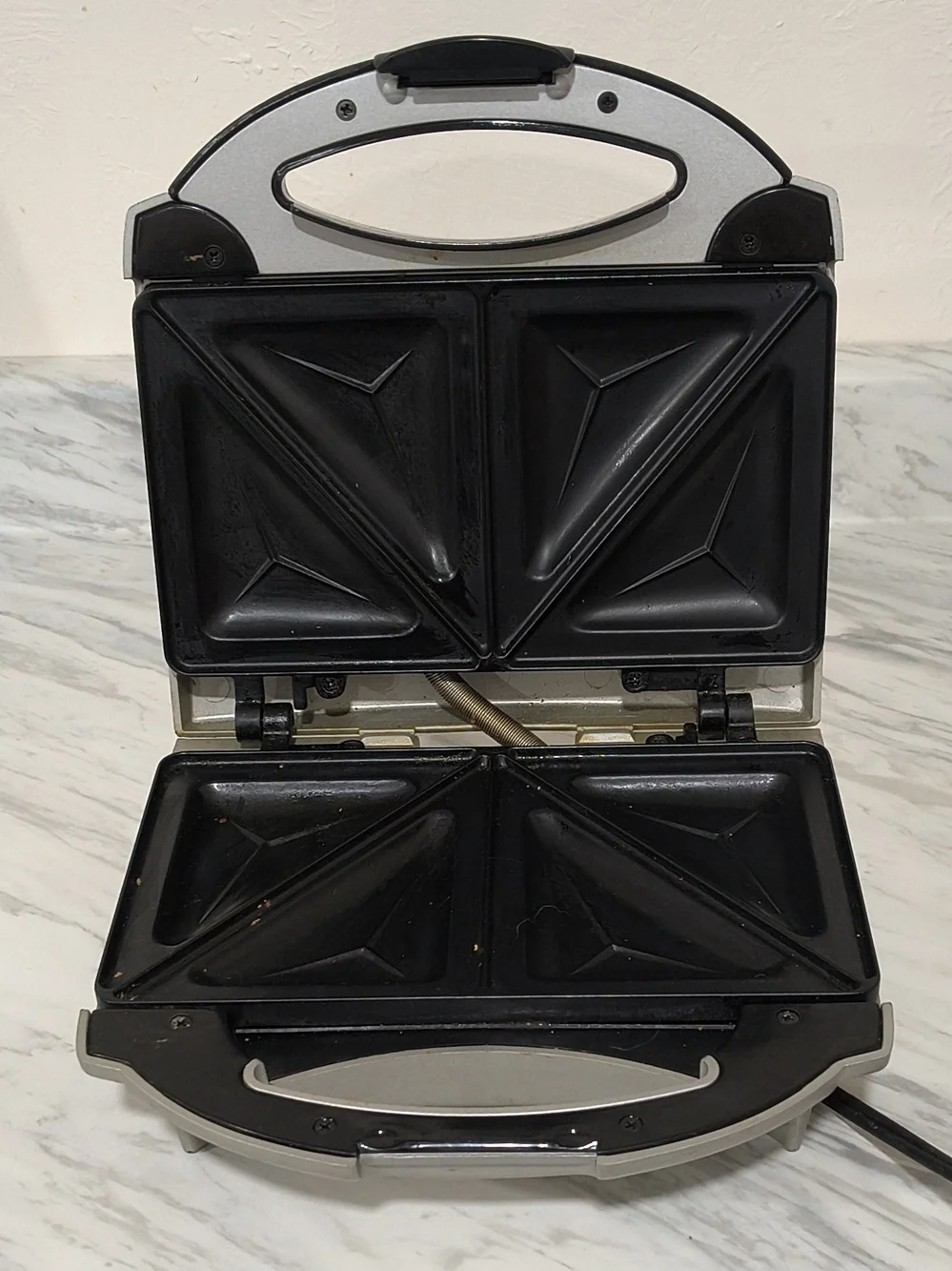 KRUPS Sandwich Express Stainless Steel & Black Sandwich Maker